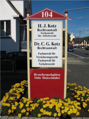 Rechtsanwaltskanzlei Kotz in Siegen-Kreuztal, Rechtsanwalt für Verkehrsrecht