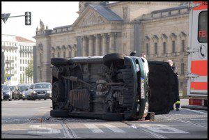 Schwerer Verkehrsunfall am Neuen Rathaus - 1.5.2009
