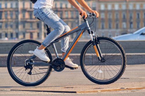 Berührungsloser Unfall Fahrrad