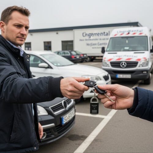 Ein Geschädigter übernimmt den Mietwagen nach Unfall; die Erstattung der Kosten und Zusatzkosten mit der Versicherung bleibt oft strittig.